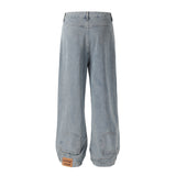 Fashion Reverse Wear Loose Jeans Men